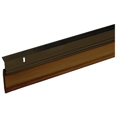 Thermwell Products Thermwell A82-36BR Aluminum And Vinyl Door Sweep; Bronze - 2.38 in. x 3 ft. 176734